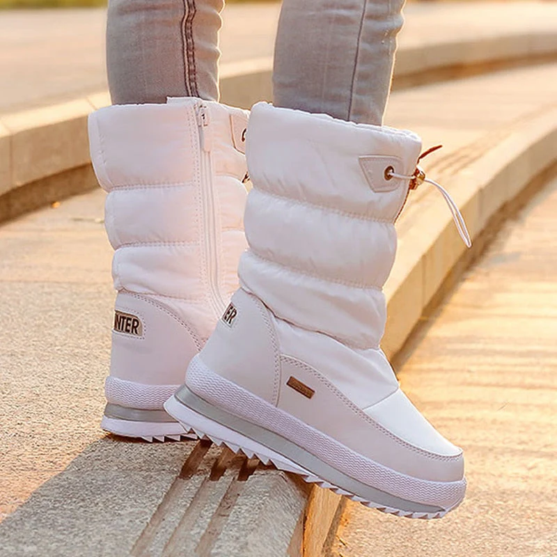 Bottes D’Hiver avec Semelle Antidérapante pour Femme | Idéales pour Temps Froid – Image 9