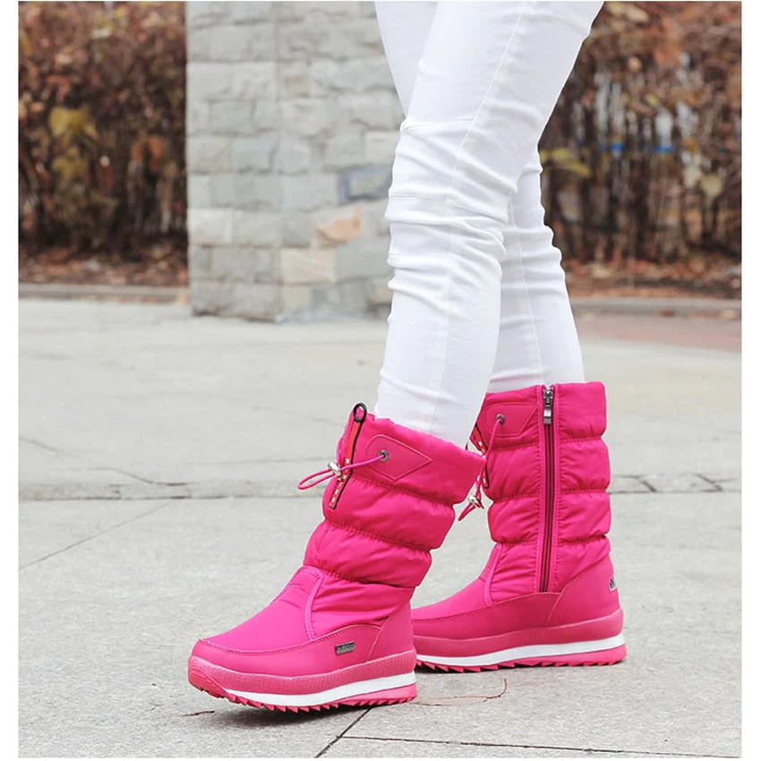 Bottes D’Hiver avec Semelle Antidérapante pour Femme | Idéales pour Temps Froid – Image 6