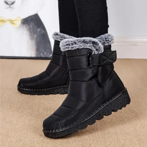 Bottes Mi-Hautes À Fermeture Auto-Agrippante Pour Adultes | Idéales Pour L’hiver