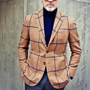 Blazer À Carreaux Pour Hommes | Idéal Pour Usage Quotidien Automnal