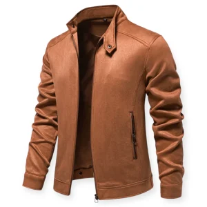 Veste Zippée À Col Montant pour Hommes | Idéale pour Les Sorties Quotidiennes