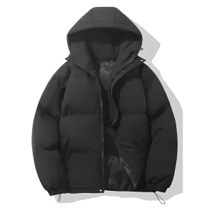 Veste d’Hiver avec Capuche et Fermeture Zippée pour Homme | Idéale pour Usage Quotidien
