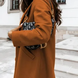 Manteau Long Avec Coupe Droite Pour Femmes | Idéal Pour La Saison Froide