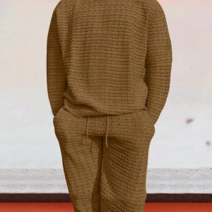Ensemble Deux Pièces avec Sweat à Manches Longues et Pantalon pour Homme | Idéal pour Un Usage Quotidien