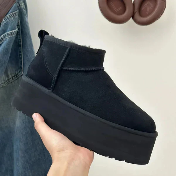 Bottines À Plateforme Noires Pour Femme | Idéales Pour La Saison Froide – Image 4