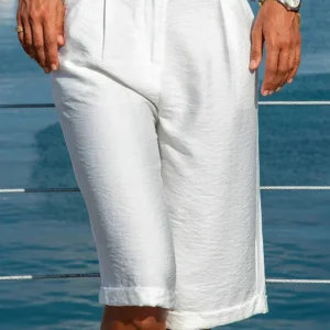 Shorts Longueur Genou avec Taille Élastique pour Femme | Idéaux pour l’Été et les Sorties Décontractées
