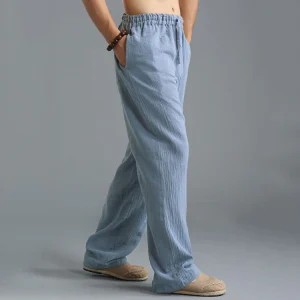 Pantalon À Coupe Ajustée Pour Homme | Idéal Pour Le Quotidien Et Les Temps Chauds