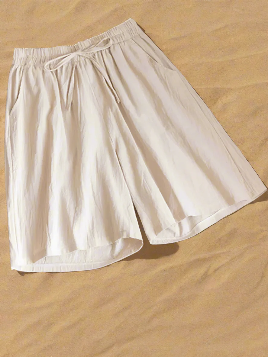 Short Décontracté avec Taille Élastique pour Femme | Idéal pour les Journées d'Été – Image 3
