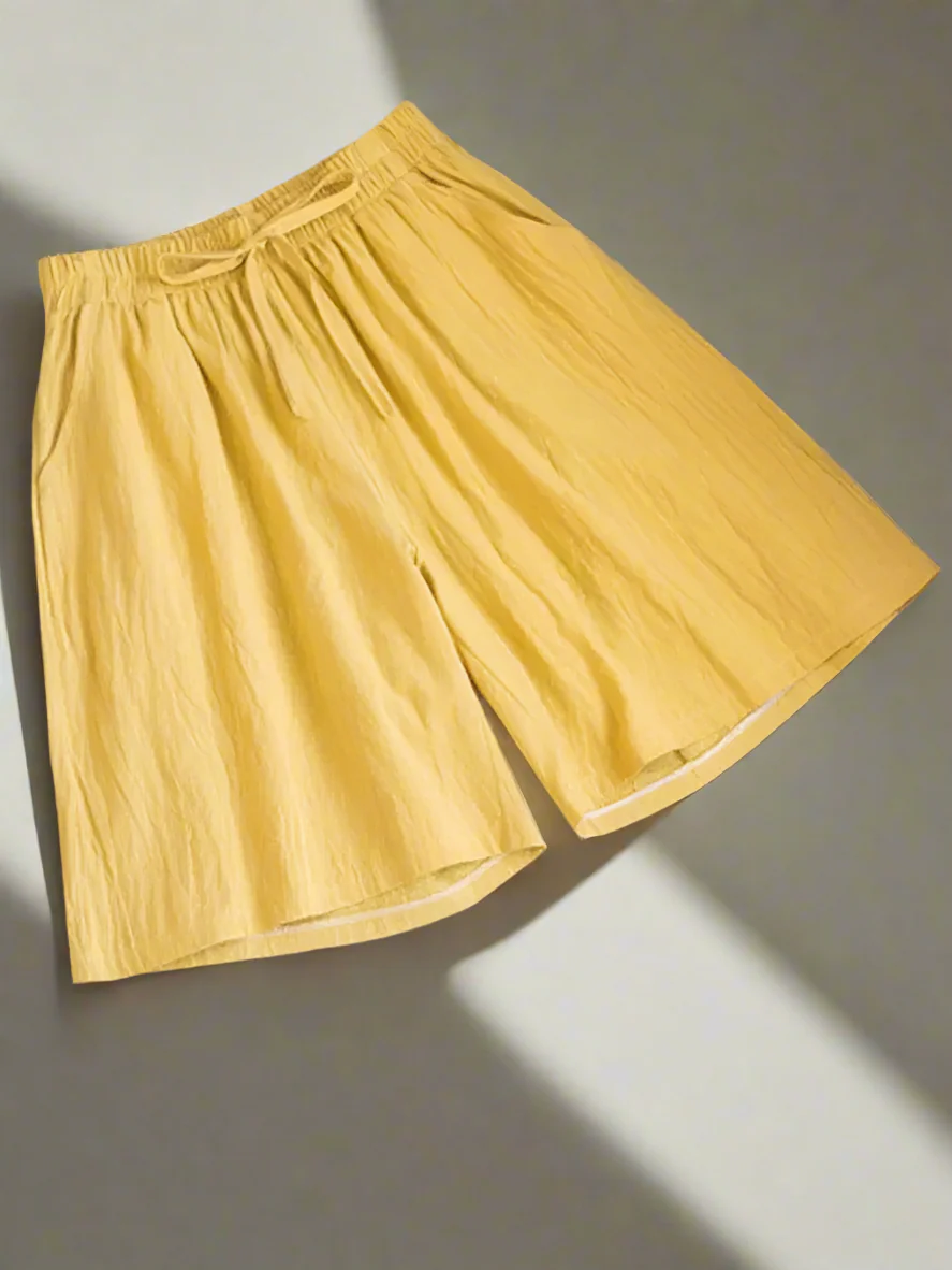 Short Décontracté avec Taille Élastique pour Femme | Idéal pour les Journées d'Été – Image 4