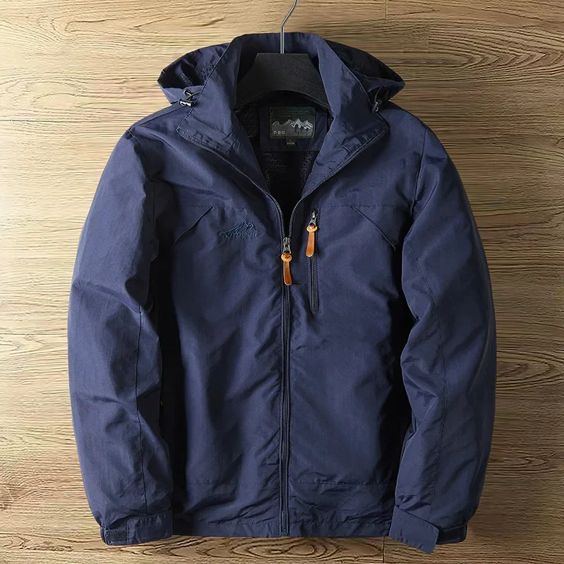 Veste De Plein Air pour Homme avec Capuche Réglable | Idéale pour Les Activités Quotidiennes – Image 4