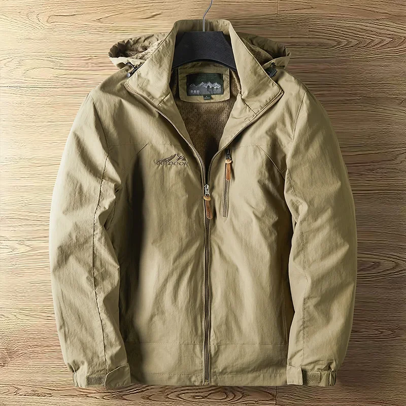 Veste De Plein Air pour Homme avec Capuche Réglable | Idéale pour Les Activités Quotidiennes – Image 7